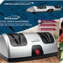 Brentwood TS-1001 2-Stage Electric Knife Sharpener, 9.80in. x 7.20in. x 4.80in.