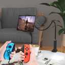 Niumowa Gooseneck Tablet Holder - Flexible Tablet Stand, Tablet Holder,Cell Phone Holder,Cell Stand, Flexible Adjustable Arm in Bed for/Mobile Phone/Switch/etc, 98 cm Total Length (Black)