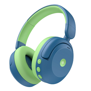 iClever BTH20 Active Noise Cancelling Headphones for Kids, 60H Play Time,Type C Fast Charging, Safe Volume 80dBA, Bluetooth5.4, AwardWinning Kids Headphones Wireless for iPad Tablet Airplane, Blue