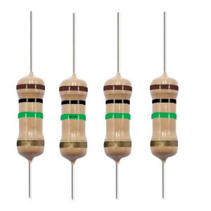 California JOS 1M Ohm Carbon Film Single Fixed Resistor 1/4 W (0.25 Watts) 5% Tolerance, (1M R, 1M ohm, 1M ) Resistor (10 Pack)