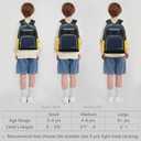 Cute Mini Toddler Backpacks for Boys 2-4 Little Kids Backpack Preschool Bookbag (Indigo) (Small-13"H)
