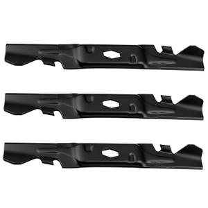 Fxsmgdy 742P05086-X 54" Mulching Blade Set Replacement for 490-110-C205 742-05086-X CMXGZAM110205 Compatible with Cub Cadet MTD XT1-GT54 ST54 ZT1-54 54-Inch 742P05086-X 742-05086-X (Toothed) 3 Pack