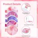 clothmile 50 PCS Marble Compact Mirrors Bulk 2.87 Inch Round Portable Pocket Makeup Mirror Small Portable Pocket Makeup Mirror Gifts for Purse Party Birthday Gift Daily Wedding