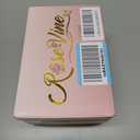 BLEUM CADE 5Pcs 41Ft Flower Garland Artificial Rose Vines with 32.8Ft String Lights, Cute Fake Hanging Flower Vines Floral Garland Decorations for Wedding Party Wall Room Decor Aesthetic