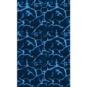 Blue Wave Evening Bay Overlap 15 ft Round Pool Liner for Above-Ground Steel Wall Pools Weather Resistant Standard Gauge Vinyl with Welded Seams - Dark Blue, Fits 48/54-In Depth Walls
