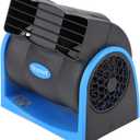 Car Air Fan, Auto Car Vehicle 12V Electric Fan Mini Adjustable Speed Silent Air Fan