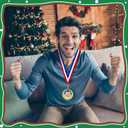 30 Pcs Gingerbread House Medals 2.7 Inch Christmas Award Medals Bulk Metal Gingerbread Trophy Awards with Neck Ribbon for Christmas Contest Game Party Celebrations Competitions