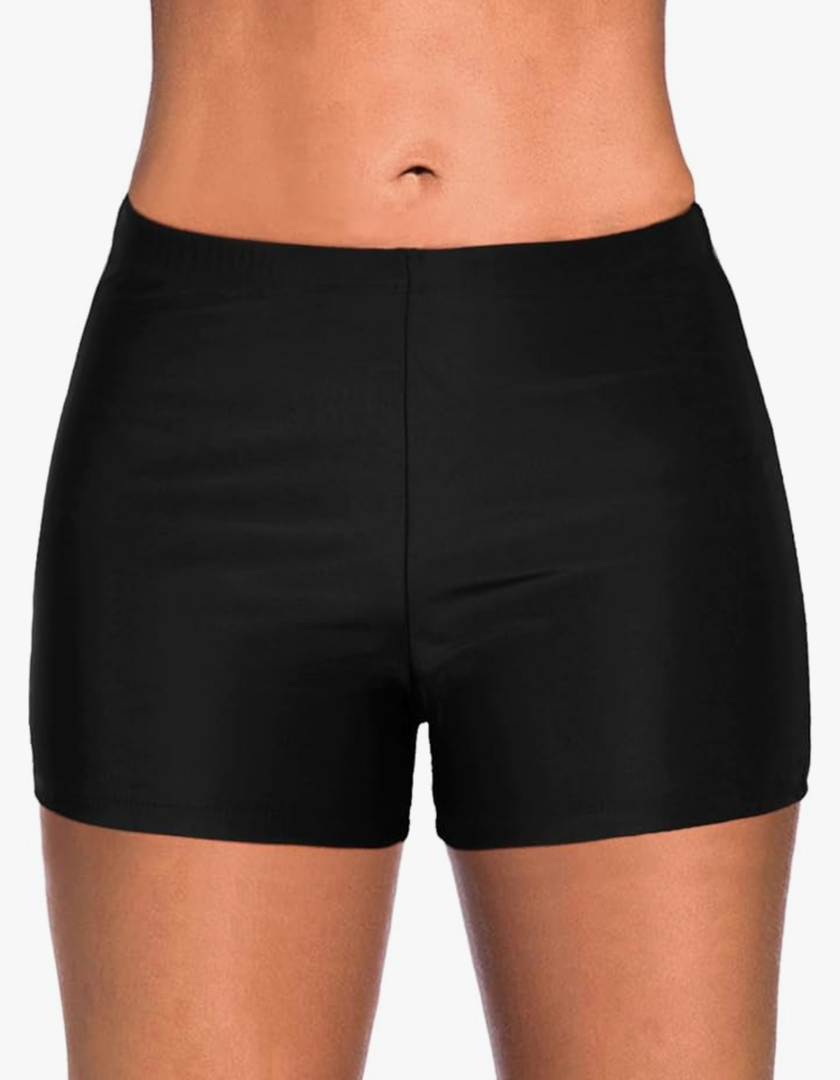 Yonique Womens Swim Shorts Solid Tankini Bottoms Swimsuit Bottom, XL