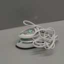 BEAUTURAL Mini Travel Steam Iron for Clothes with Dual Voltage, Temperature Control, Non-Stick Soleplate and Cord Storage, Ideal for Sewing, Quilting and Handcraft (White)