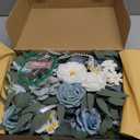 Faux Flower Swag Set of 2 for Wedding Welcome Signs Floral Swag Wedding Reception Ceremony Signs Decor (Blue)