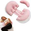 Pregnancy Pillow for Pregnant Women, Memory Foam Pillow for Side Sleeper, Maternity Pillow Support for Back, Belly, HIPS, and Legs