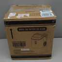 Nugget Ice Maker Countertop, 35.5Lbs/24Hrs Chewable Sonic Ice Machine with Self-Cleaning, Handle, Water Tank, Quiet Operation & Portable Pellet Ice Maker for Home, Office, Kitchen, Bar, Deep Black