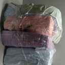 QUCHI 5-Piece Climbing Toys for Toddlers, Toddler Climbing Toys Indoor with Foam Ball Pit (Balls not Included), Soft Foam Climbing Blocks Set Indoor Play Gym for Crawling and Sliding (Purple/Pink)