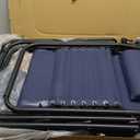 Sweetcrispy Zero Gravity Chairs, Set of 2 Portable Recliner Beach Camping Patio Outdoor Folding Lounge Chair with Cup Holder Trays and Adjustable Pillow for Poolside, Garden, Backyard, Lawn (Blue)