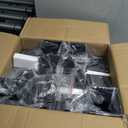 4x4 Pergola Brackets(Actual:3.6"x3.6") 3 Way Right Angle Corner Bracket, DIY Pergola Kit with Black Powder Coated Support Gazebos, Patio Pergolas Log Cabin Outdoor Pergola