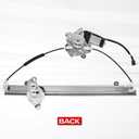 BDFHYK 741-348 Power Window Regulator with Motor Front Left Driver Side| for Nissan Frontier 2005-2015, Pathfinder 2005-2010, Xterra 2005-2015| for Suzuki Equator | 11A241, 212-0003, 88242