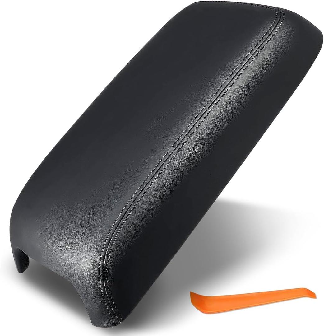 UMISHI Center Console Armrest Cover Lid Kit Replacement for 2011-2021 Dodge Charger, Chrysler 300 Replaces OE# 1VT06DX9AH,1VT06DX9AG,1VT06DX9AF,1VT06DX9AE (Black)