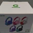 iClever Kids Headphones for School K-12, 85dBA Safe Volume, Tangle Free, 3.5mm Jack, HD Stereo, Swivel Foldable Kids Headphones with Cord for Classroom/Student/Tablets/Laptop, Bulk 5Pack (Colorful)