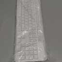 Wireless Keyboard and Mouse Combo, Full Size Silent Ergonomic Keyboard and Mouse, Long Battery Life, Optical Mouse, 2.4G Lag-Free Cordless Mice Keyboard for Computer, Mac, Laptop, PC, Windows(White)