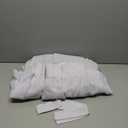 MAIHER Extra Wide Semi Sheer Pinch Pleated Curtains 72 Inches Wide White Linen Texture Pleated Drapes with Hooks Light Filtering for Living Room Sliding Glass Door 1 Panel 72" W x 84" L