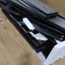 Black Tall 7 Drawer Dresser for Bedroom, Modern Wood Closet Dressers & Chests of Drawers with Jewelry Storage, 23.6" L*15.8" W*47.5" H in Large Vertical Dresser for Bedroom, Living Room, Nursery