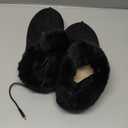 SEASAND Heated Slippers for Men and Women, Rechargeable Electric Foot Warmer, 3-Gear Electric Thick Warm Winter Heated Shoes for Feet Warmers (L: Men 9-10 / Women 10.5-12)