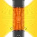 1500W Indoor Outdoor Patio Heater, Room Heater for Home