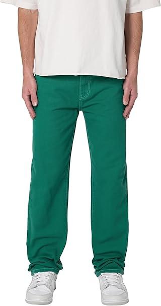 mnml Men's V523 Contrast Stitch Denim, Size 38