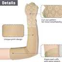 Sun Protection UV Sleeve, Ice Silk Arm Sleeves for Women