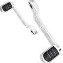 Benlari Heel Toe Shifter Pegs, 304 Stainless Steel Shifter Lever Pegs Fit for Harley Touring Street Glide Road Glide Road King Electra Glide 1988-2024, FL Softail 1986-2017, Trike 2008-2024, Chrome