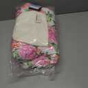 LONDON FOG Girls' Heavyweight Puffer Jacket With Beanie and Soft Fleece Lining (3T, Floral)