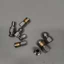 10Pcs Sewer Jetter Kit,Sewer jetter Nozzle, Sewer Rotary Button Pressure Cleaning Accessory, 5000 PSI High-Pressure Nozzle Heads Quick Connection Kit.