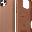 LONLI Edition | Italian Leather - for iPhone 16 Pro Max - Premium Italian Full Grain Leather Phone Case - Develop Unique Patina - Saddle