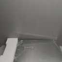 Fundin White Medicine Cabinet Recessed or Surface Mount, Bathroom Medicine Cabinet with 16 x 26 Beveled Mirror and Adjustable Staggered Shelves