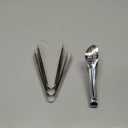 6 Pack Buffet Tongs,Stainless Steel Serving Tongs Serving Utensils 7Inch