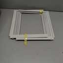 Window Air Conditioner Side Panel and Frame Set,AC Accordion Filler Kit,Fits Most Window Air Conditioners,AC Side Panels Frame Kit (Small)