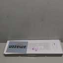 seenda Wireless Keyboard and Mouse Combo Full Size Slim Thin Wireless Keyboard Mouse with On/Off Switch on Both Keyboard and Mouse - (Black and Silver)