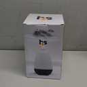 HealthSmart Essential Oil Diffuser, Cool Mist Humidifier and Aromatherapy Diffuser with 500ML Tank Ideal for Large Rooms, Adjustable Timer, Mist Mode and 7 LED Light Colors, White