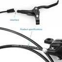 JKSPORTS OEM BR MT200 Hydraulic Disc Brake Set Front 800mm and Rear 1450mm BR-BL-MT200 Hydraulic Disc Brake Set Front and Rear