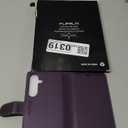 Wallet Case for Samsung Galaxy S25 Plus/S25+, RFID Blocking Credit Card Holder, PU Leather Folio Flip Kickstand Protective Shockproof Cover for Galaxy S25 Plus (Purple)