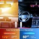 Windshield Sun Shade Umbrella - Car Sun Shade Windshield, Foldable Car Window Shades, Reflector Sunshade Offers Ultimate Sun Protection for Hatchback, Truck, SUV, MPV