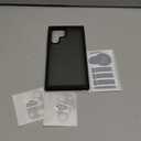 TOCOL for Samsung Galaxy S22 Ultra Case, Translucent Matte Hard Back [Military Grade Shockproof] [Anti-Scratch & Anti-Fingerprint] Slim Fit Protective Cover for Galaxy S22 Ultra Case 6.8'', Black