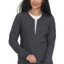 KOI Lite Women's Clarity Zip Front Solid Scrub Jacket LE (Size M)