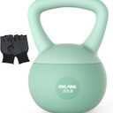 Soft Kettlebell, Safe Strength Training Kettle bell, Cushioned Impact-Resistant Base and Anti-Slip Grip Weight, Kettlebells Set for Home Workouts and Men/Women/Beginners,With Non-slip Gloves