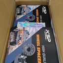 KSP 2inch Wheel Spacers for F150 Expedition Navigator 2015-2025, 6x135 Spacers with Hub Lip Compatible With Lincoln, 50.8mm Forged Spacer with M14x1.5 Stud 87.1mm Center Bore for 6 lug Truck Rim (Black)