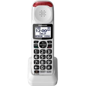 Panasonic Cordless Phone Handset Accessory Compatible with KX-TGM420W Series Cordless Phone Systems - KX-TGMA44W (White)