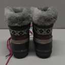  LONDON FOG Girls Toddler Tottenham Cold Weather Snow Boot, Toodler7 (Grey/Pink,)