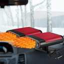 2 Pcs 12V 150W Portable Car Heater Defroster 2 in 1 Modes Automobile Windscreen Fan Heating and Cooling Windshield Fan Defroster Demister with Plug into Cigarette Lighter (Red)