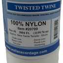 #6 Twisted White Nylon Twine 1 lb Tube 3804 Feet