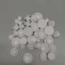 40 PCS Bathtub Jet Covers Silicone Hole Plug White Tube Plugs Waterproof 4 Sizes Bathtub Plug Fit for 12mm 14mm 16mm 22-23mm Bathtub Hole